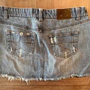 Famous Stars & Straps Jean Skirt